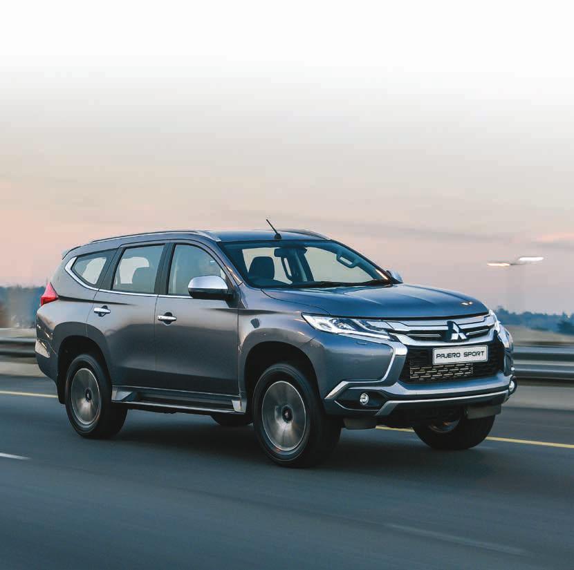 AGILE & MANOEUVRABLE The Pajero Sport s innovative design and exceptional manoeuvrability makes for an effortless driving experience that s equivalent to driving a luxury sedan.