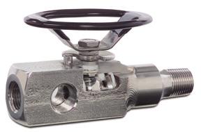 The valve also meets API 607 fire-safe requirements. Series 5500 instrumentation valve.