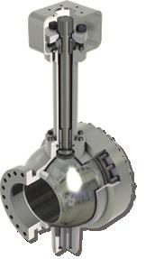 The standard body material is 316 stainless steel and is available with ASME Class 150 to 1500 flanges (model