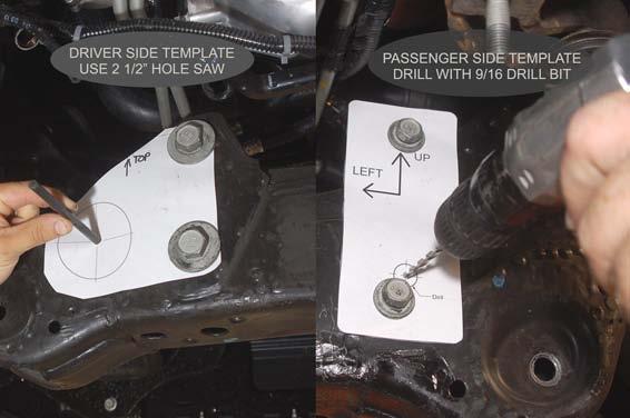 Cut the corners out of both front lower control arm pockets. See Photo 20. 25.