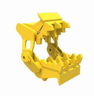 GENESIS MECHANICAL PULVERIZER COUPLER C SERIES GMP C Coupler not included GMP C APPLICATIONS C&D Processing Concrete Recycling GMP 0C and 90C Weld-in Teeth Configuration GMP C FEATURES The C Series