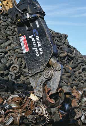 GENESIS VERSI PRO GVP GVP APPLICATIONS Shear s Scrap Processing Rebar Wire Tires Many Types of Non-ferrous Cracker s Concrete Recycling C&D