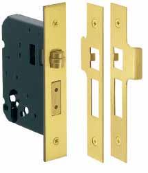 26 134 Euro Cylinder Sliding Lock Case Fitted with brass expanding claw bolt Through fixing for escutcheon 9054-9054-30 CODE CS BS L W 9052-64 44