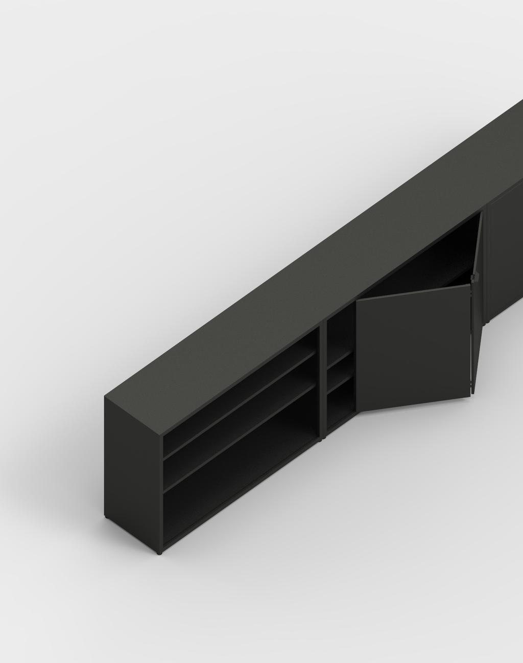 NEW ORDER Adjustable shelf Material 1,25 mm punched bent