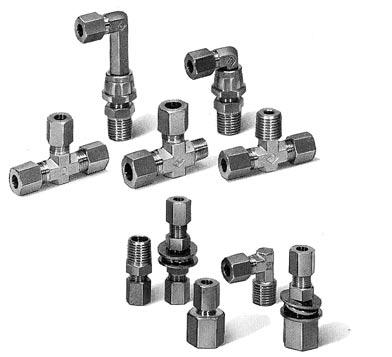 D s provide a wide range of fittings that will fit any application. Nut PAT. Flared I.D. Flared I.D. can prevent the tubing from deforming inwards arge holding force by metallic style Applicable for