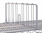 SUPER ERECTA SHELVING ACCESSORIES Shelf Dividers for Super Erecta Shelves 10.04 Keep shelf contents orderly with these 8" (203mm) high, pressure-fit dividers. Cat. No. Shelf Width Pkd. Wt. Cat. No. Cat. No. Cat. No. Cat. No. Metroseal 3 Cat.