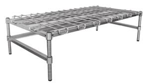 Heavy Duty Dunnage Rack includes a removable top deck, a three sided frame (for Height 12 series onwards) and adjustable floor levering nuts.