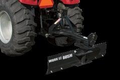 The loaders are easy to install, just drive the tractor into the loader,