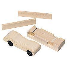 2 HOT New (and competition legal) PWD Accessories from Pinewood Derby Wide Body Side Panels NEW! Glue these wood wheel cover panels to the side of your PWD wood block.