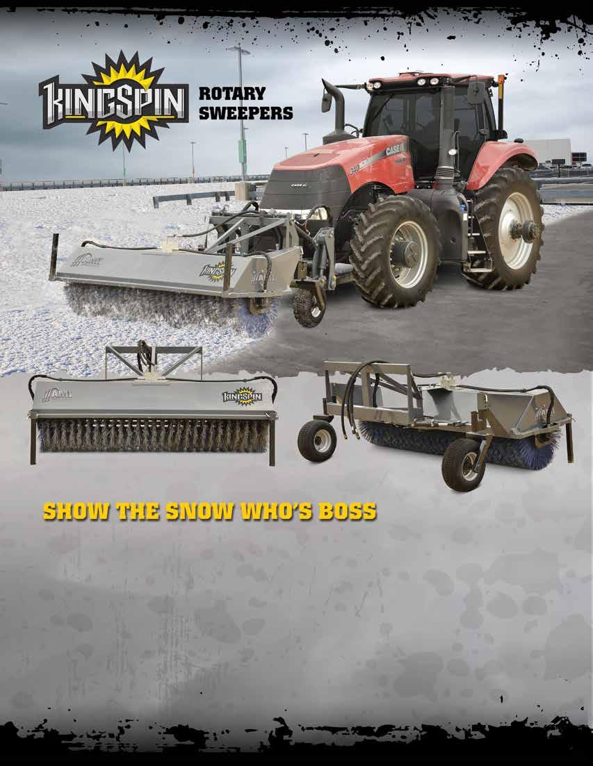 Season after season, the industrial capabilities of the versatile KingSpin match the challenges of ever-changing road conditions.