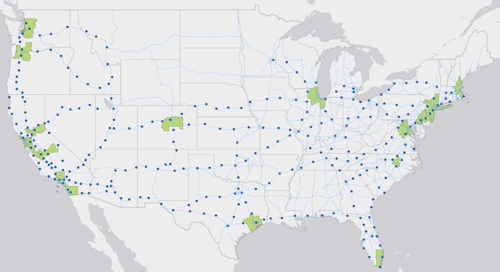 Electrify America s Cycle 1 investment will create a robust DC charging network linking U.S.