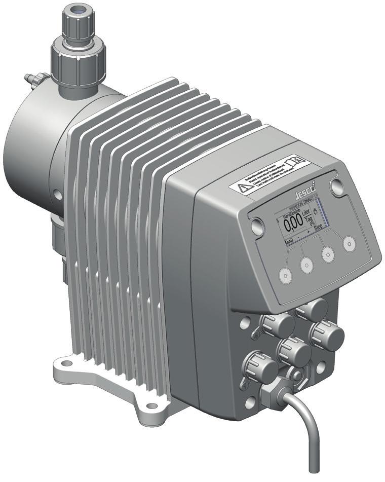 Stepper motor-driven diaphragm dosing pump Functions Capacity range 2 19.
