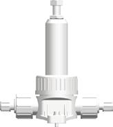 Flexible suction line, SA model with foot valve and load part made from ceramic and 2,500 mm hose length. Injection nozzles From the connection of the dosing line to the dosing point.
