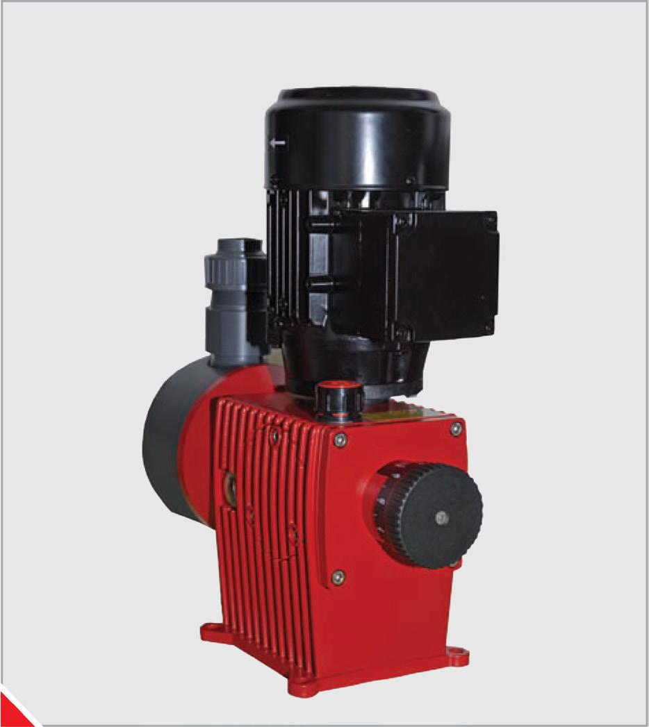 Reliable dosing of chemicals Motor-driven diaphragm dosing pumps play an important role in the reliable and accurate dosing of liquids in process cycles.