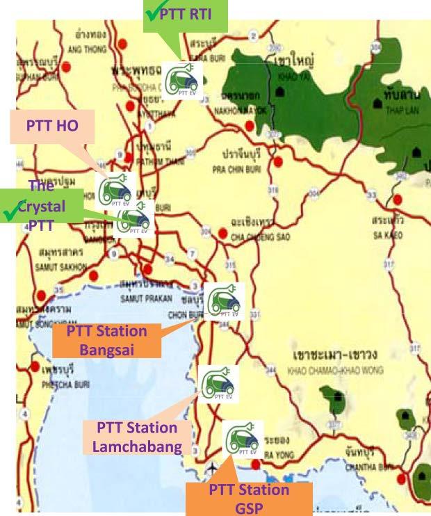 2. Demonstration project Energy/Electricity Supplier: PTT On-road