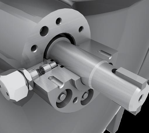 OPTIONAL FEATURES Gland Designs S1 Gland The S1 gland is the standard gland for extended shaft configurations.