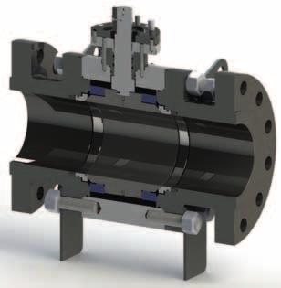VALVES DESIGN Trunnion Features B Bearing Plate Bearing plates are used