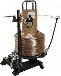 (453 kg) capacity accepts 20-26 in. (508-660 mm) drum diameters. Designed to dispense all sizes and varieties of wire.