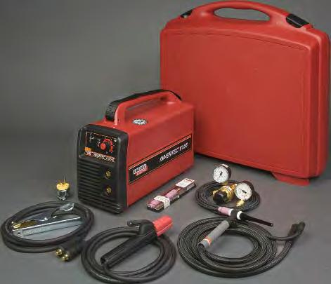 The Invertec V155-S is available in two models: a base unit with stick accessories or a complete Stick/TIG ready to weld package in an Easy-Store/Easy-Carry Suitcase.