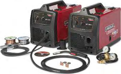 MIG: WIRE FEEDER/WELDERS SP-140T & SP-180T 120 or 208/230 Volt Compact Wire Welders Choose these great little welders for project or repair welding in your garage, barn or shop using MIG or