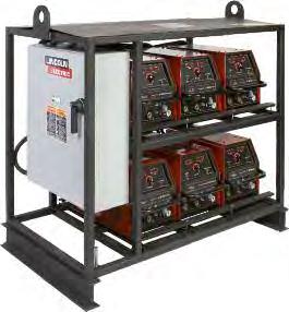 The Multi-Weld 350 is capable of continuous operation at 350 amps in 122 F (50 C) air temperature. No control cables are needed.