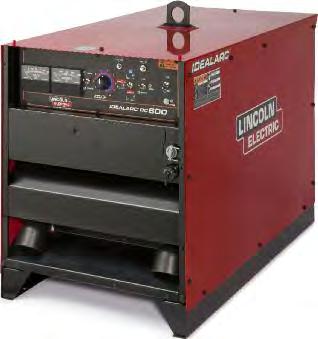 Idealarc DC-600, DC-655, & DC-1000 Industrial DC Multi-Process Welders Rugged construction, simple controls and rated 100% duty cycle output make these machines a sound investment for heavy duty shop