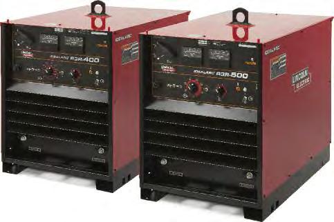 Idealarc R3R-400 & R3R-500 Heavy Duty Stick Welding and Arc Gouging Look to the Idealarc R3R-400 and R3R-500 for your heavy-duty stick welding needs.