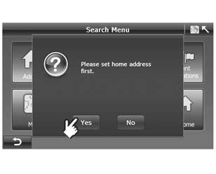 Picture 3.46 Search Menu Screen Picture 3.47 System Prompt Infotainment system 207 Picture 3.