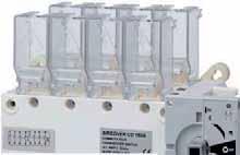 SIRCO MOT PV Load break switches for photovoltaic applications remotely operated range from 250 to 3200 A, up to 1000 VDC Accessories (continued) Terminal shrouds