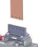 Copper bar connection kits To allow connection between the two power terminals from a same pole Top or bottom flat connection Quantity to Frame size Rating (A) Figure