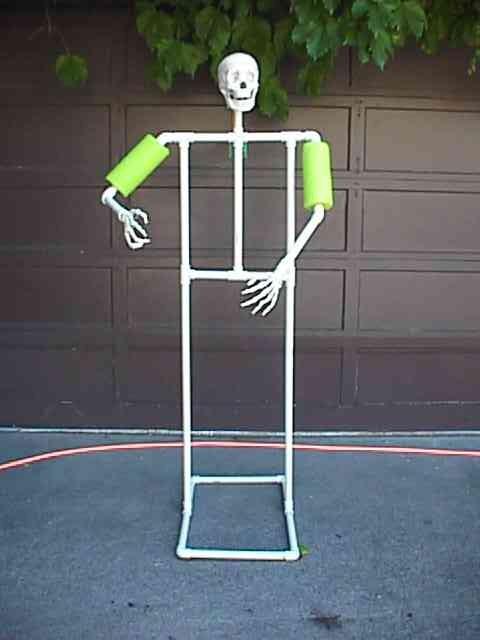 PVC can be used to make figures...skeletons, monsters, zombies, etc.