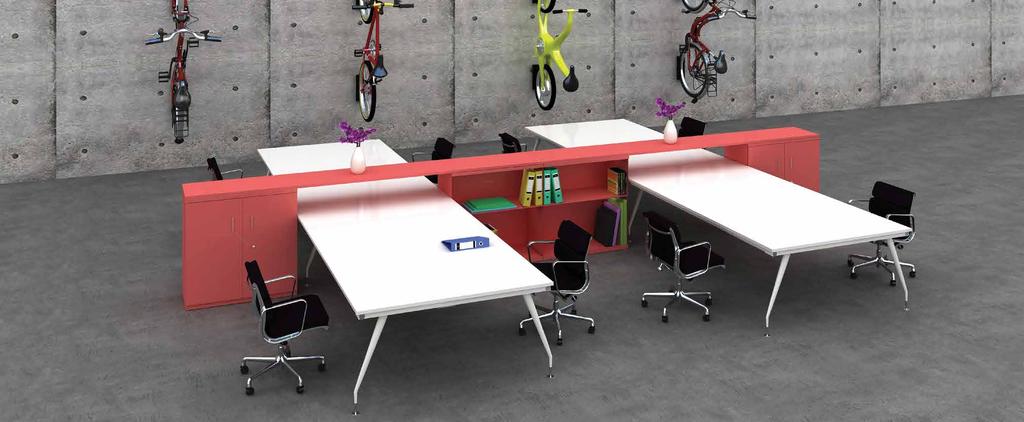 DESIGN OPTIONS Is your office ready to embrace change? Spektrum Groove is user friendly and can be easily reconfigured to suit your ever changing needs.