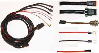 Section 7 Electrical Harness ELECTRICAL HARNESS The AirDog wiring harness has a low pressure switch and an amber LED indicator