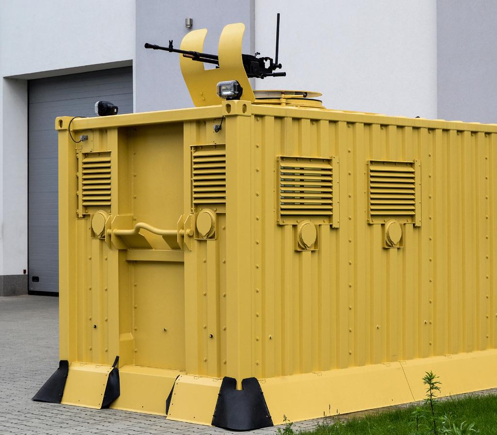 CONTAINER SYSTEMS: LOOK LOOK LIGHT OBSERVATION-PROTECTIVE CONTAINER The Light Observation-Protective Container is intended for securing and protecting of soldiers who perform surveillance and defense