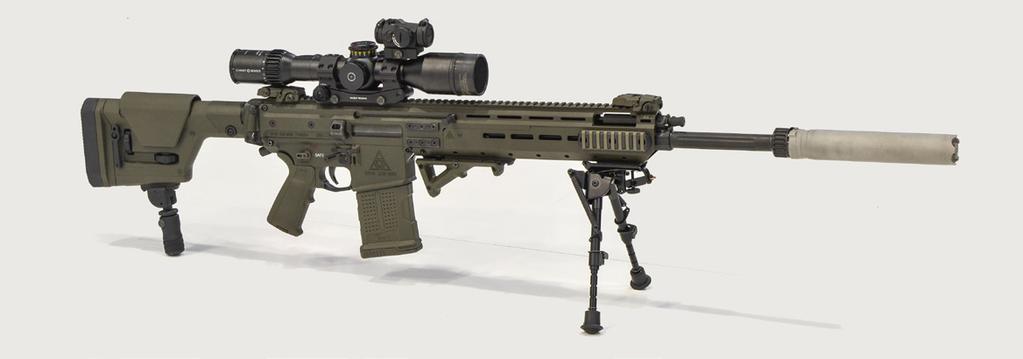 The Semi-automatic Sniper Rifle operates on the basis of energy use of combusted gunpowder gases which are lead off through the side vent of the barrel.