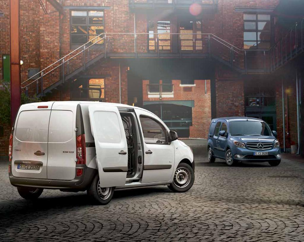 Citan panel van (Compact) Also helping to maintain its low total cost of ownership, the attractively-priced Citan has a
