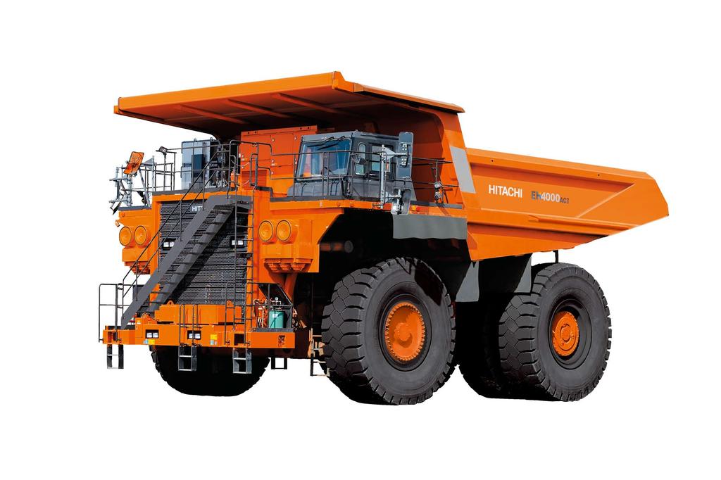EH series DUMP TRUCK Model Code : EH4000AC Nominal Payload with Standard Equipment : 222 tonnes (244.