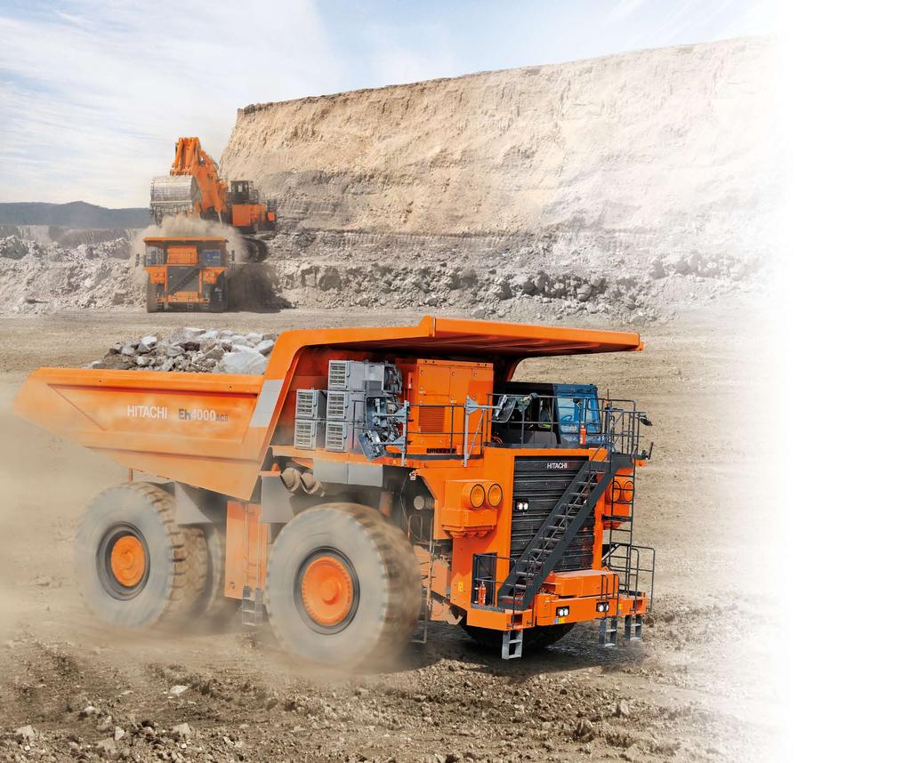 Refined engineering and advanced Hitachi AC Drive system technology has created hauling capability well recognized in the surface mining industry.