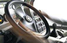 The tip-tronic gearshift feature enables the operator to run the truck in both automatic and manual gears to ensure the