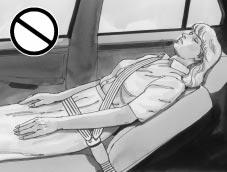 CAUTION: But don t have a seatback reclined if your vehicle is moving. Sitting in a reclined position when your vehicle is in motion can be dangerous.