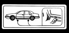 CAUTION: Getting under a vehicle when it is jacked up is dangerous. If the vehicle slips off the jack, you could be badly injured or killed.