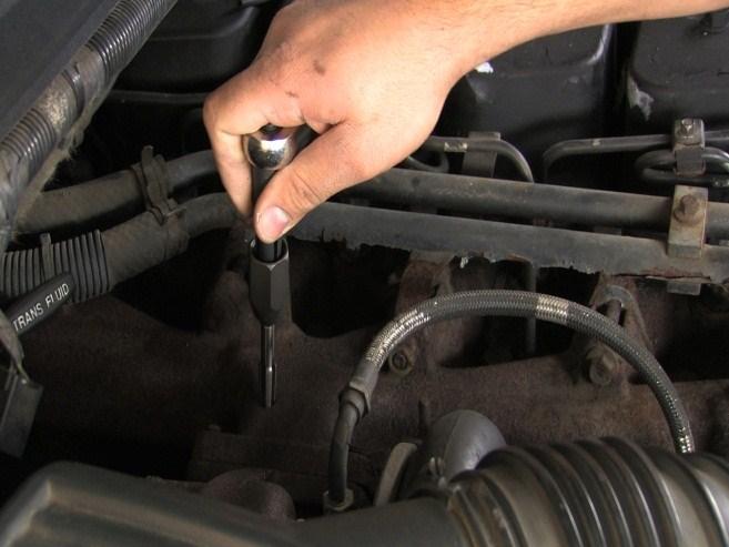 By doing this, it will reduce the amount of shavings that may enter the exhaust manifold.