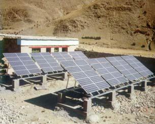 3. Project name: Four schools in Tibet without electricity.