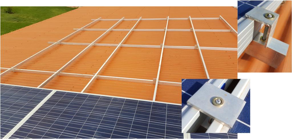 SUNCOLECT SOLAR PANEL ANTI-THEFT MOUNTING SYSTEM Suncolect Aluminium Mounting System Features: The heads of the tie-down bolts are sheared off once they are tight to ensure that they could not be
