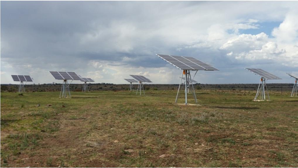 75kW-15 Panel, Dual-Axis Solar Structure, Slew-Drive Tracking System with power package - R 36 968 4.