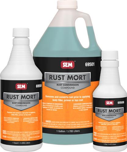 RUST MORT WHEN TO USE IT: For the conversion or elimination of moderate