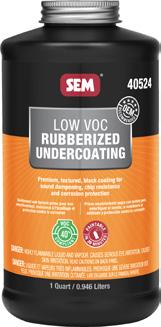 Aerosol 40524 Low VOC Rubberized Undercoating Cone Quart *Not available in Canada 39463
