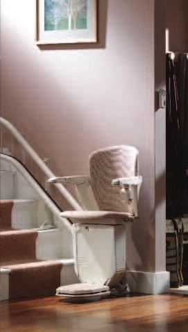 Together with your chosen colours on the chair and rail, it all adds up to your perfect stairlift.