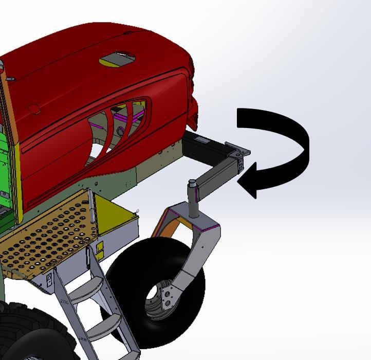 Design Concept #1 Hinged Rear Tube Advantages Purely Mechanical Simple and cost