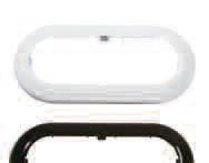 Plug - Clear Lens - Weatherproof 6 Oval White LED Back-Up /